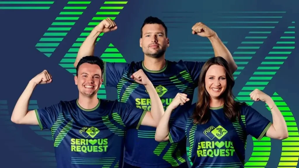 Drie DJs staan klaar voor de Fun&Fit Challenge voor Spieren voor Spieren